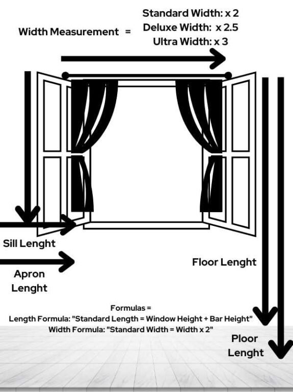 Free Curtain Size Calculator - Measure for Exact Fit | HomeChisel
